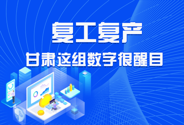 圖解|甘肅復(fù)工復(fù)產(chǎn)有多拼，看看這組數(shù)字就知道了 