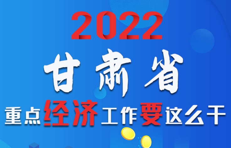 【甘快看·圖解】速覽！2022甘肅省重點(diǎn)經(jīng)濟(jì)工作要這么干！