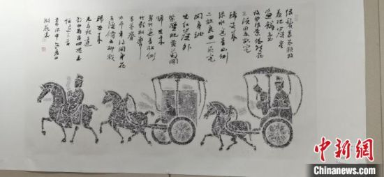 圖為傳拓作品?！〈蘖?攝