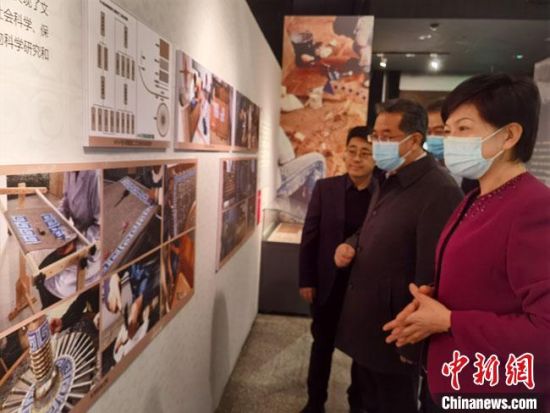 圖為展覽現(xiàn)場(chǎng)。　馮志軍 攝