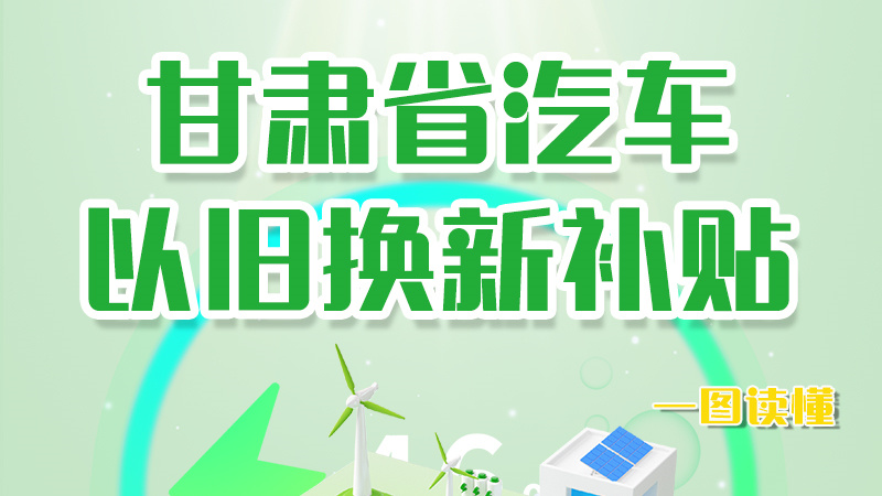 海報(bào)|重大利好！甘肅省汽車以舊換新補(bǔ)貼來了