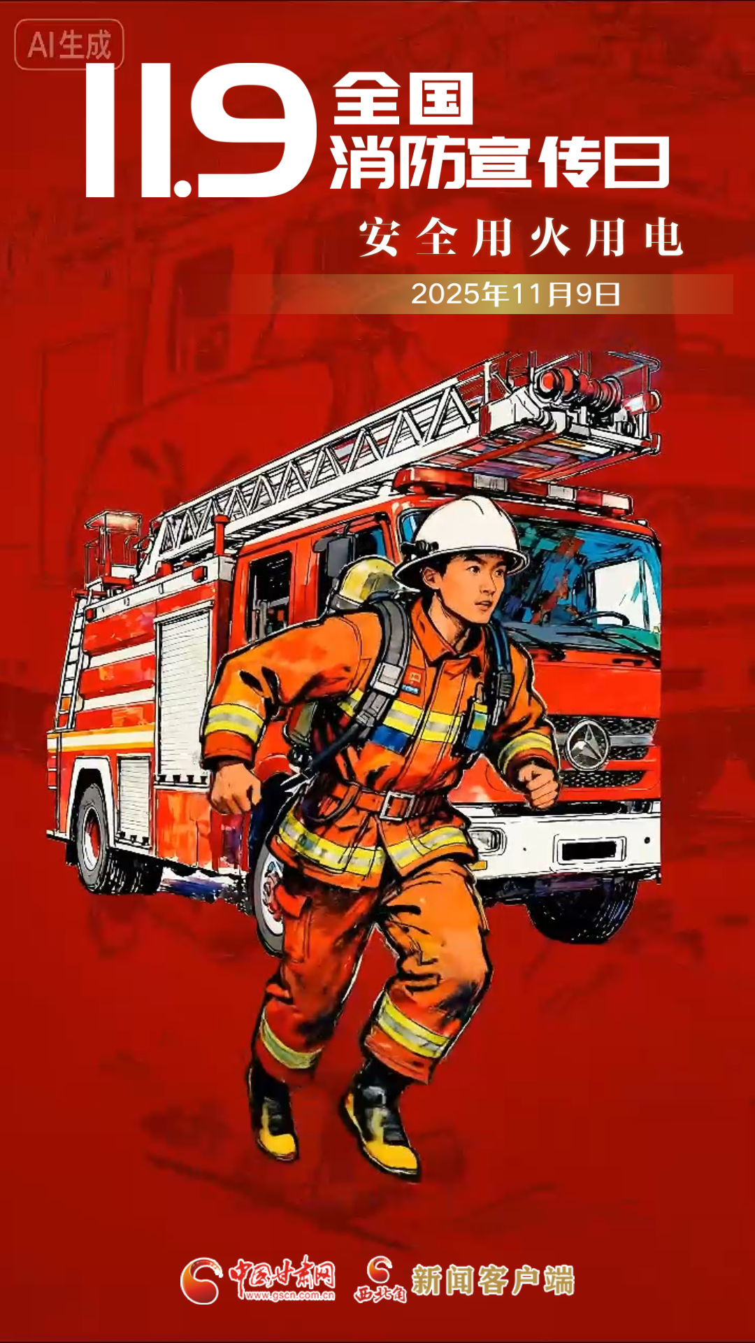 視頻海報(bào)|全國(guó)消防日：安全用火用電